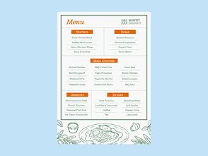 Menu Prints
