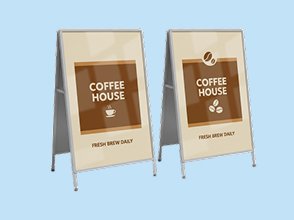Pavement Sign Boards - Star Printers, Tooting London