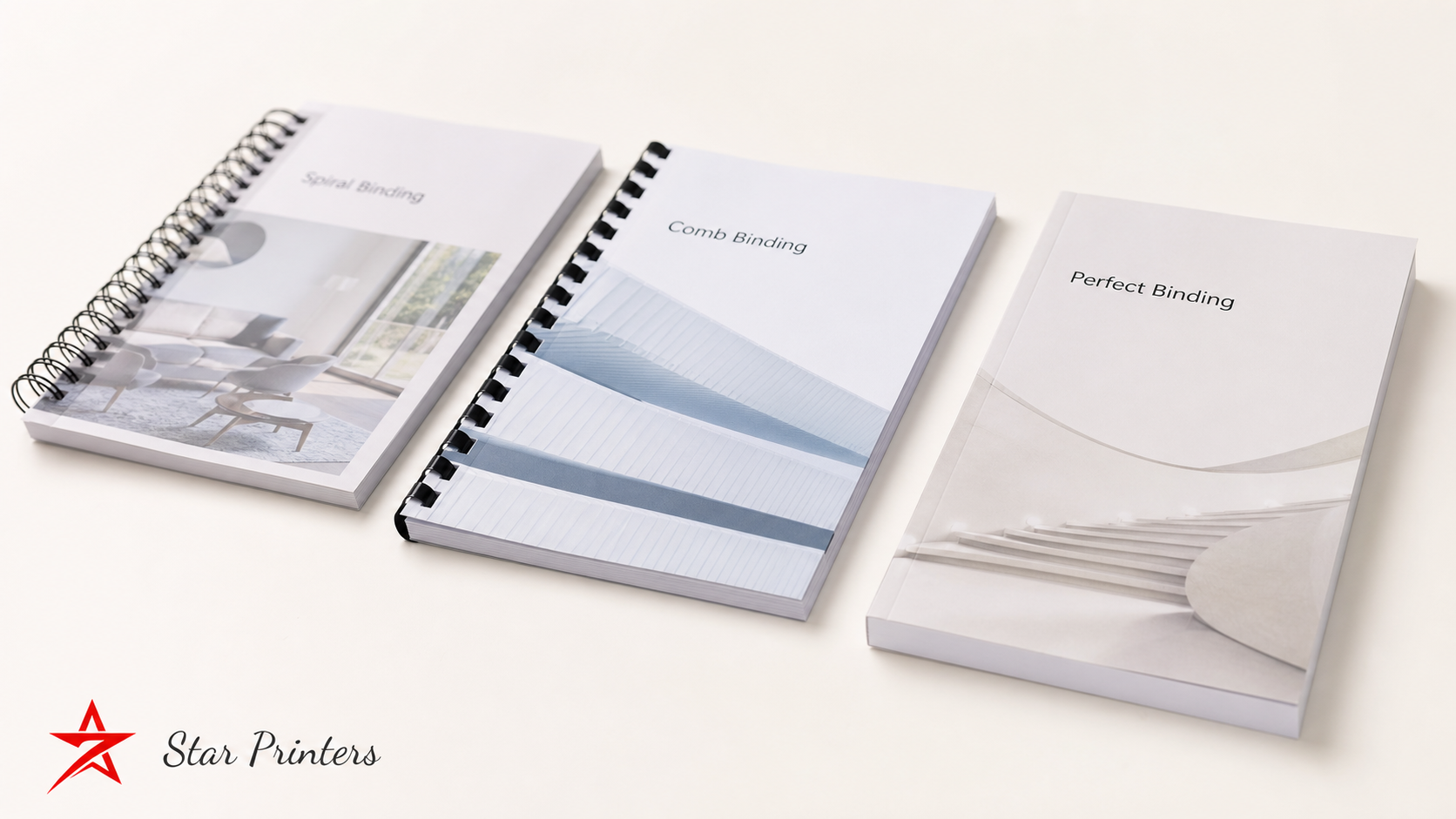 Spiral vs Comb vs Perfect Binding: A Complete Comparison