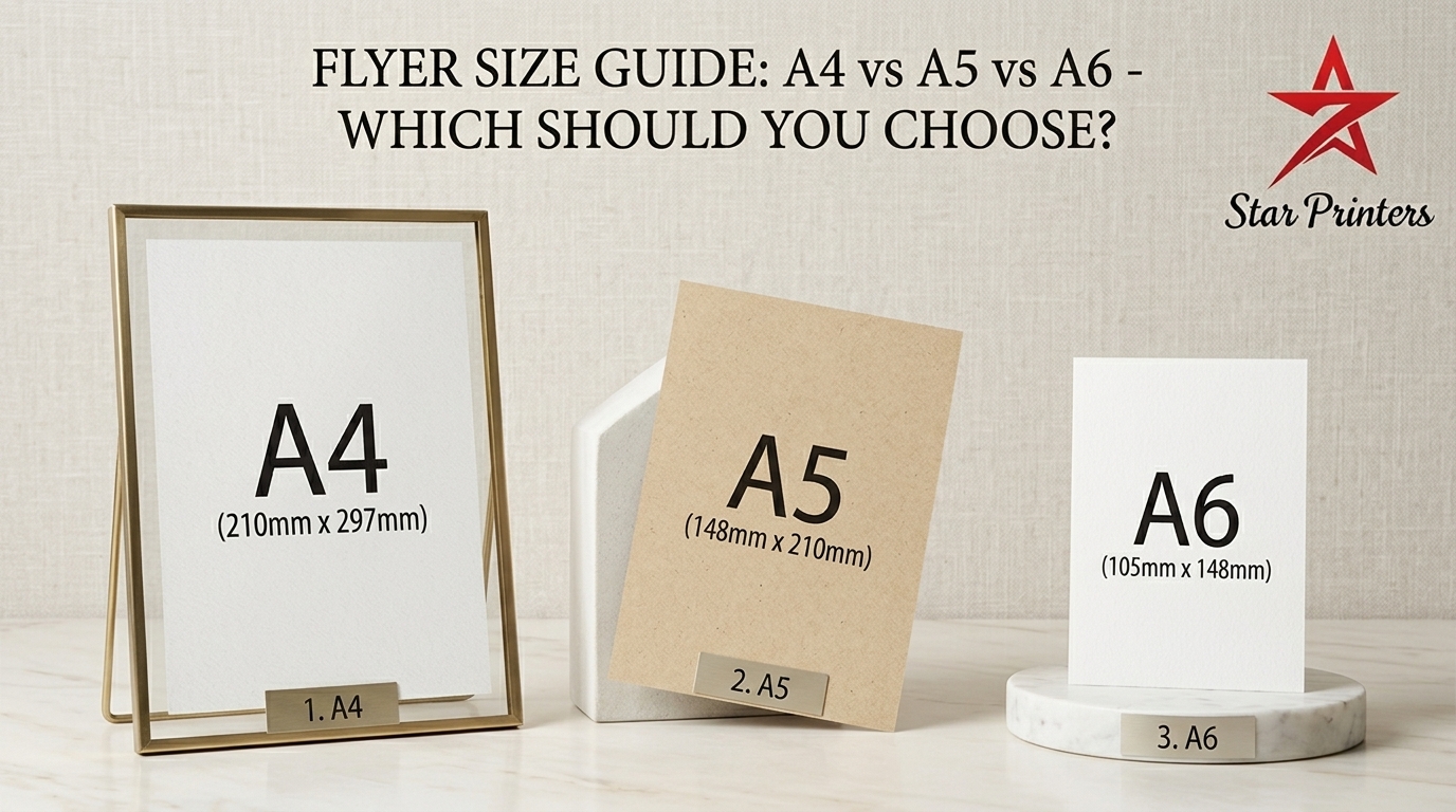 Flyer Size Guide: A4 vs A5 vs A6 - Which Should You Choose?