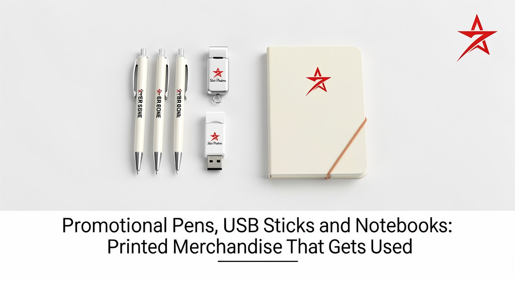 Promotional Pens, USB Sticks and Notebooks: Printed Merchandise That Gets Used