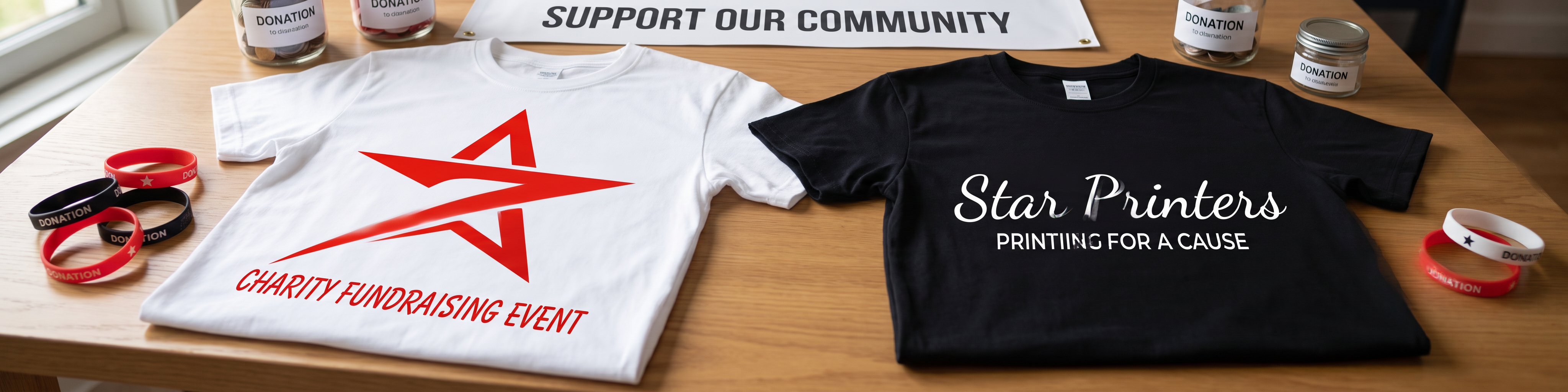 T-Shirts for Charities and Fundraising Events