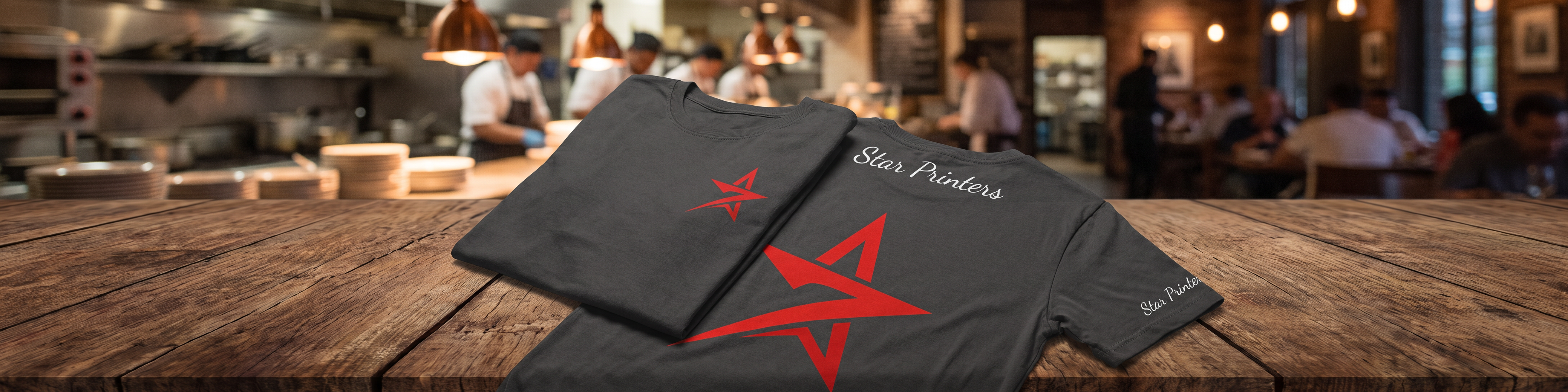 Staff T-Shirts for Restaurants and Hospitality Venues