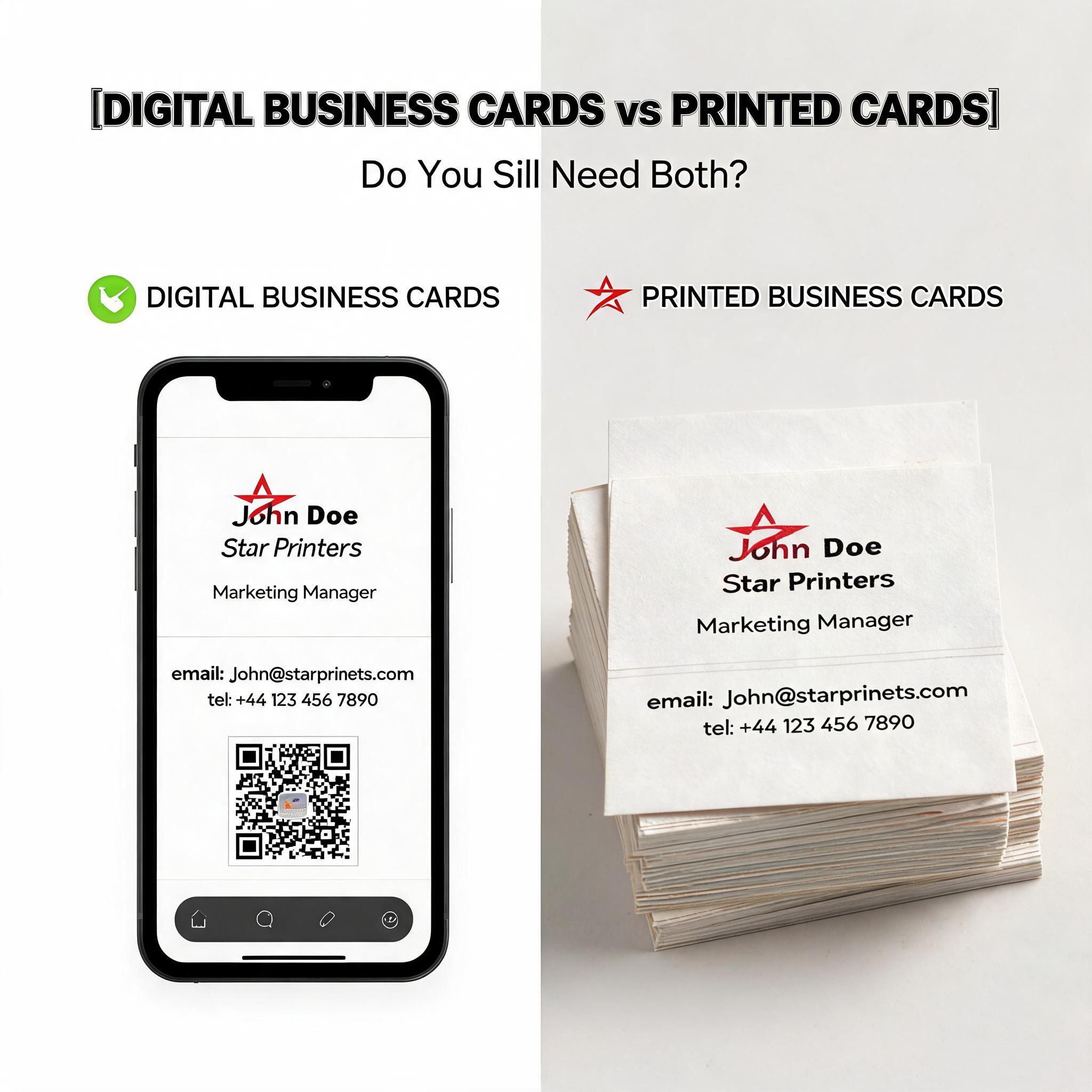 Digital Business Cards vs Printed Cards: Do You Still Need Both?